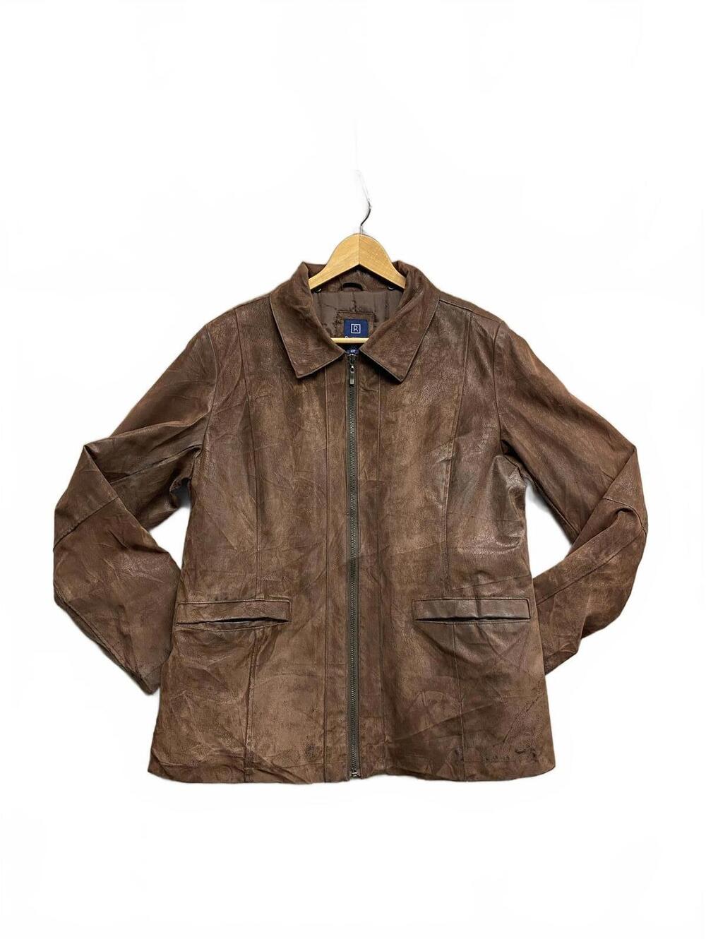 Reitmans Brown Faux Suede Jacket Women's Size Large